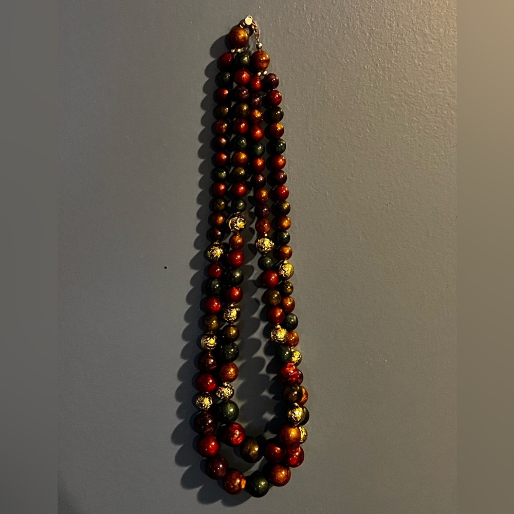 Vibrant Beaded Necklace in Multicolor